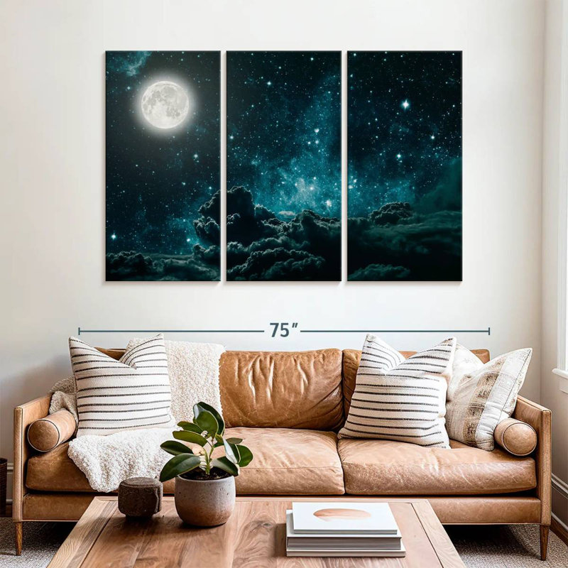 Oberle Galaxy Moonlight, 42" H x 65" W