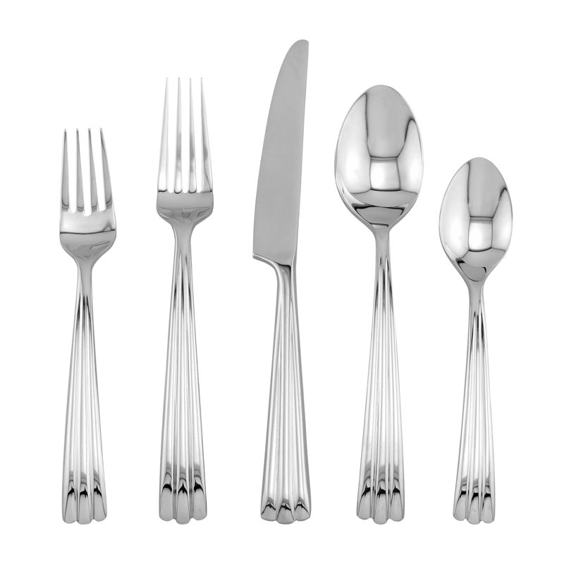 5-Piece Rainfall Flatware