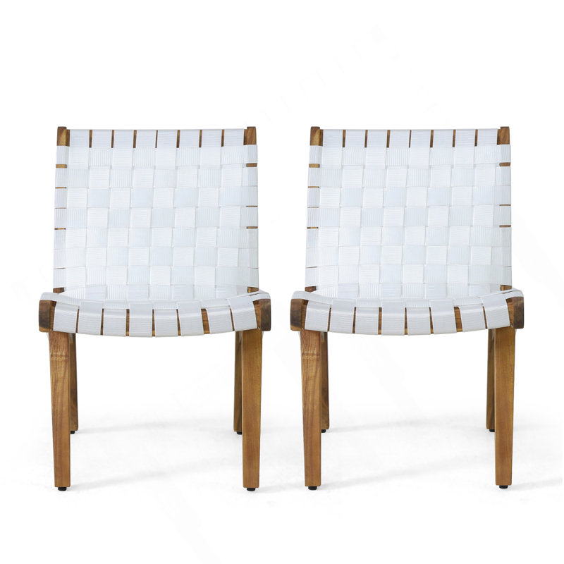 Charlotte Lounge Chair, Brown, White