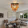 Jehius 3 - Light Black/Brown LED Unique/Statement Pendant