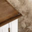 Console blanche avec solution de rangement, utilisation polyvalente - pieds en pin, vestibule captivant