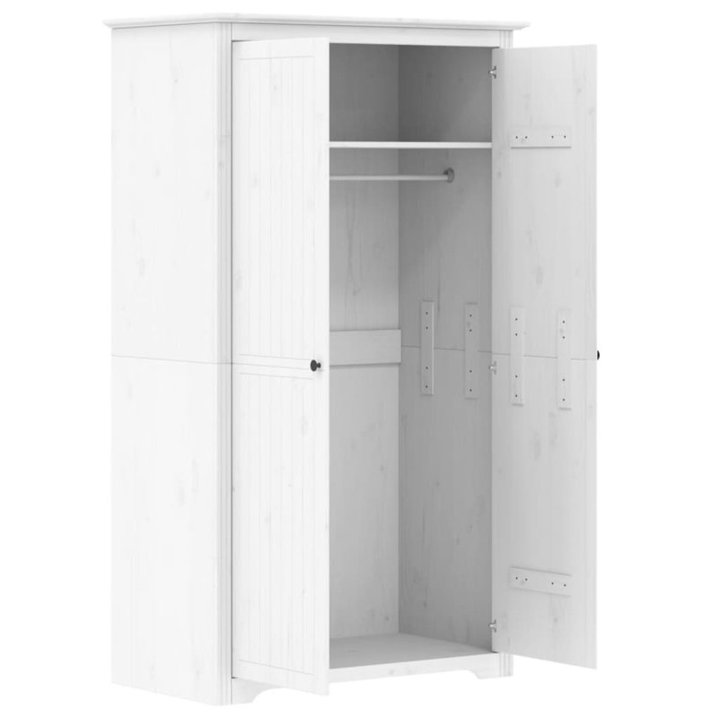 Douberly Wardrobe Closet Clothes Storage Organiser 99x53,5x173 cm, White