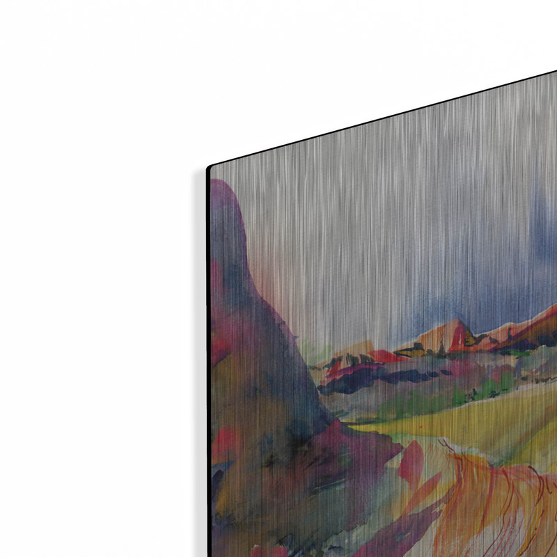 Art mural en métal «Lookout Point» par Kristy riz Wrought Studio ™, 12 po x 12 po