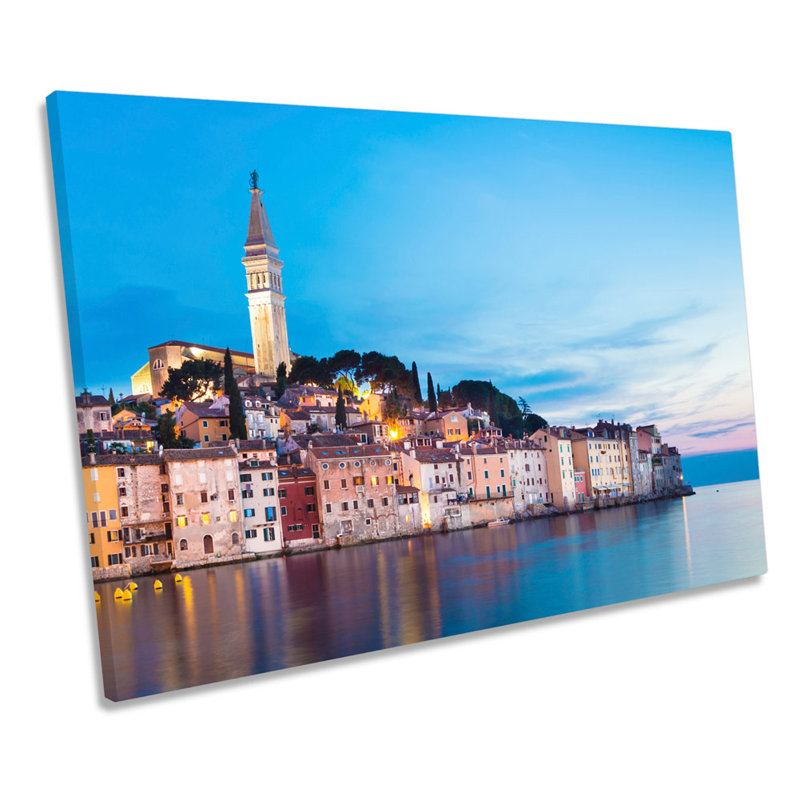 Rovinj Town Croatia - Wrapped Canvas Print, 30.5cm H x 45.7cm W x 2cm D