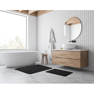 Scaife Geometric Bath Rug Set