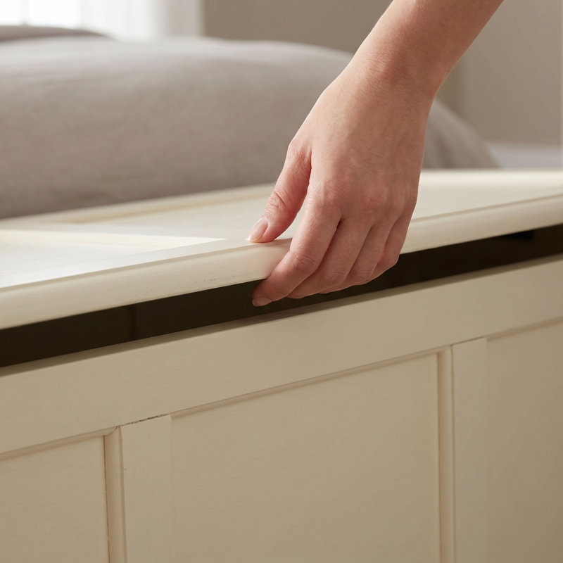 Rosson Blanket Chest, Antique Ivory