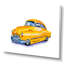 " Yellow Retro Car " Painting Print-67406526-67406537