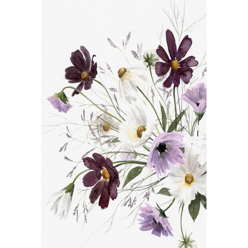 Bouquet d'améthyste I, H 36 po x l 24 po