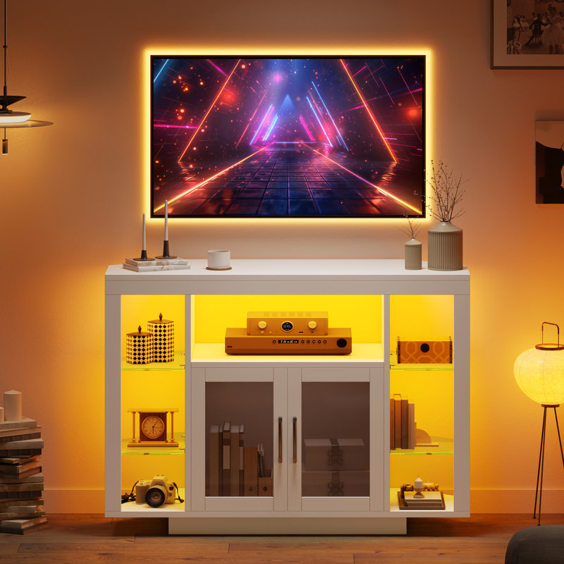 TV Stand for TVs up to 42", White