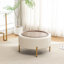 Repose-pieds rond avec rangement Miajah-425328106