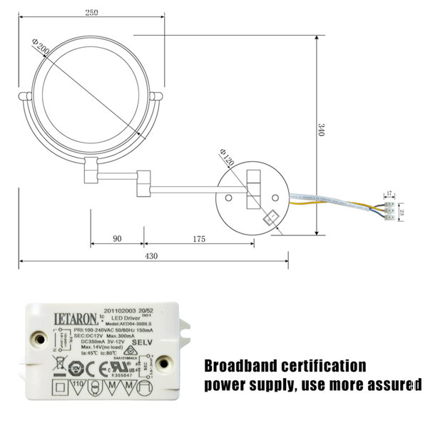 Dimensions du produit