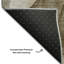 Tapis brun lavable de qualité supérieure 1 pi 8 po x 2 pi 6 po Cerrito AMF504-103831580