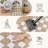 Checkered Easy Jute Runner Rug 2X6-46915303