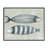 Stick Fish in Neutrals Framed Giclee, design by Eli Jones-3329389-3329391