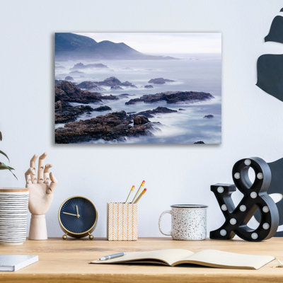 «Surf & Foothills» par Monte Nagler, art mural en verre acrylique, 24 po x 16 po