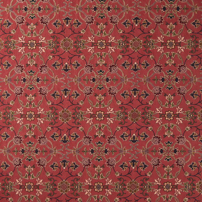 Persian Scroll Embroidery, Plum