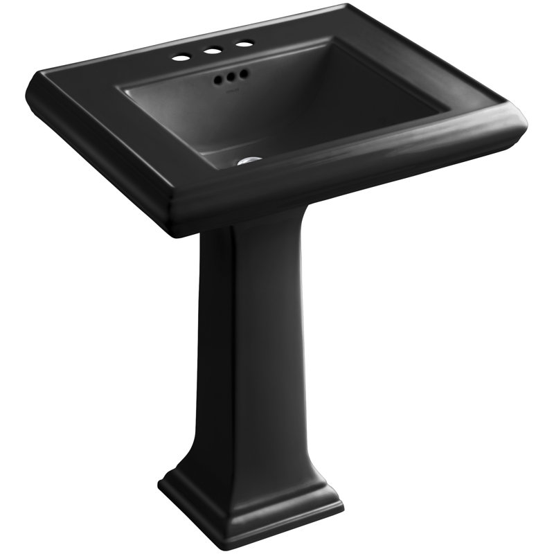 Memoirs Pedestal Bathroom Sink Set, 8" Centers, Dune