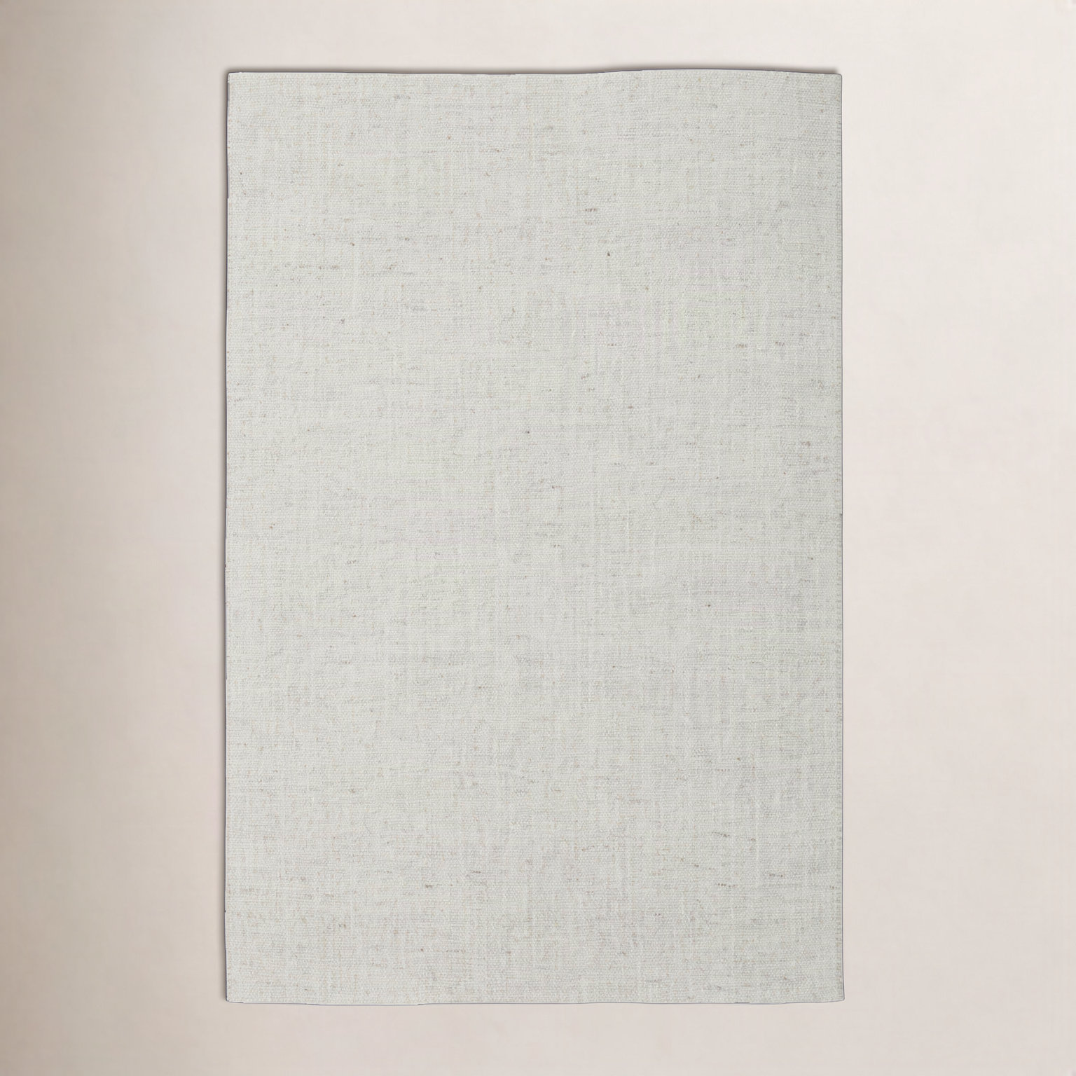 Flatweave Abstract Wool Rug, Ivory, Rectangle 8'9" x 11'9"