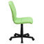 Mid-Back Quilted Vinyl Swivel Task Office Chair-1225113997-1225113996