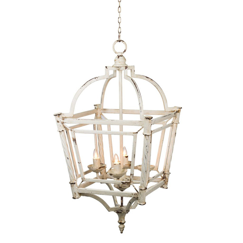 Lustre géométrique à 4 lumières Galilea