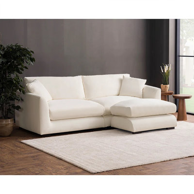 Deleah 88'' Flared Arm Modular Sofa