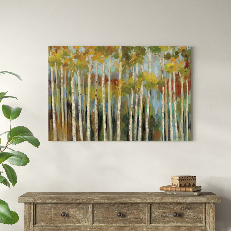 Jeune forêt III, 32" H x 48" W x 1.25" D