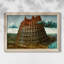 La tour de Babel, v. 1568 - Peter Bruegel l'Ancien - Toile encadrée sur mesure-1399370784-1399370787-1399370792