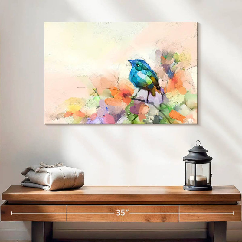 Brampt Bird Abstract, 16" H x 24" W