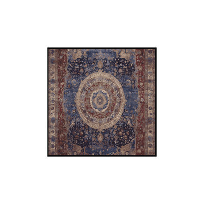 Machine Washable Black Area Rug