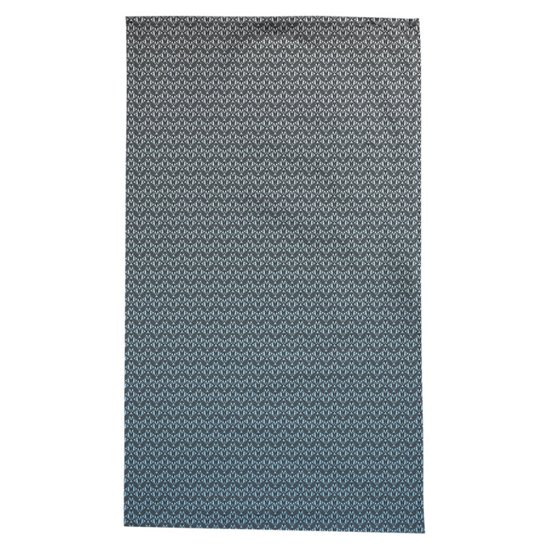 Leffel Art Deco Tablecloth, Blue Ombre
