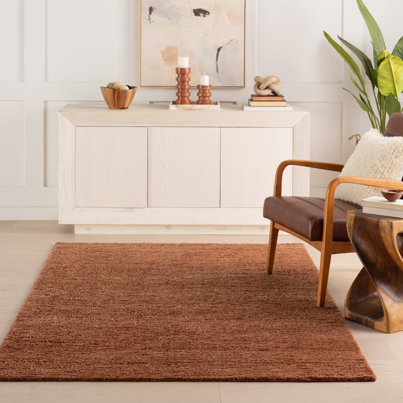 Tapis en laine noué à la main Ramsey, Rectangle de 5 pi x 8 pi