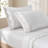 4 Pieces King Cotton Sheet Set with Linen Aesthetic