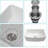 Farmhouse Sink - 30 Inch  Kitchen Sink Ceramic Arch Edge Apron Front Single Bowl Farm Kitchen Sinks