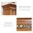Walnut Solid Wood Electric Fireplace