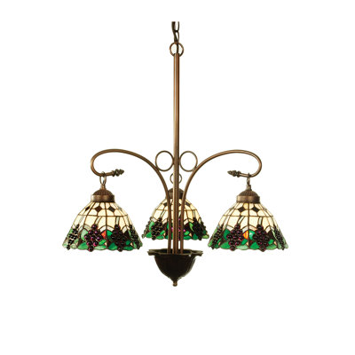 Tiffany 3 - Light Chandelier