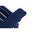 Folding Adirondack Chair With Side Table, 3-Piece Adirondack Chair Set With Wood Texture, Navy Blue(Includes 2 Chairs And 1 Table)-1303019514