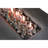 24'' H Concrete Outdoor Fireplace, 50000 , Propane/Natural Gas, Rust , Charcoal, Modern Design Fire Pit, Propane & Natural Weather Charcoal Colored