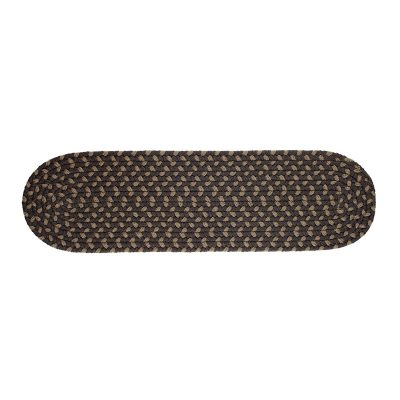 Tapis d'escalier intérieur / extérieur Mako, Gris anthracite