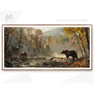 «Great Smoky Mountains», affiche de parc national, décor de ferme, décor de chalet, affiche de forêt, montagnes