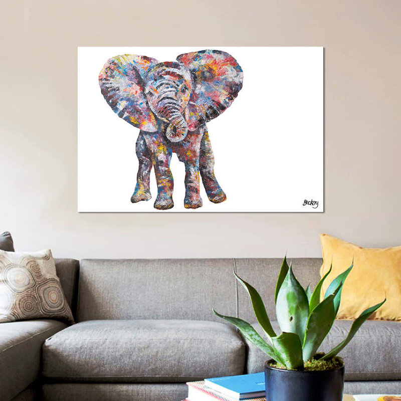 Nelly by Becksy - Wrapped Canvas Print, 66.04 cm H x 45.72 cm W x 1.91 cm D, No Frame