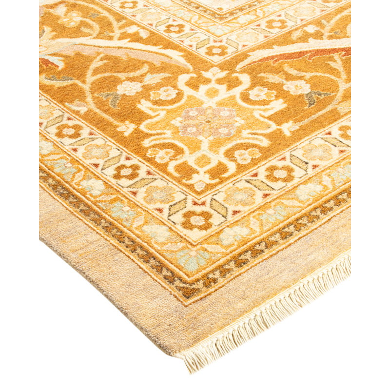Hisae One-of-a-Kind 9' 0" X 12' 1" Hand Knotted Area Rug