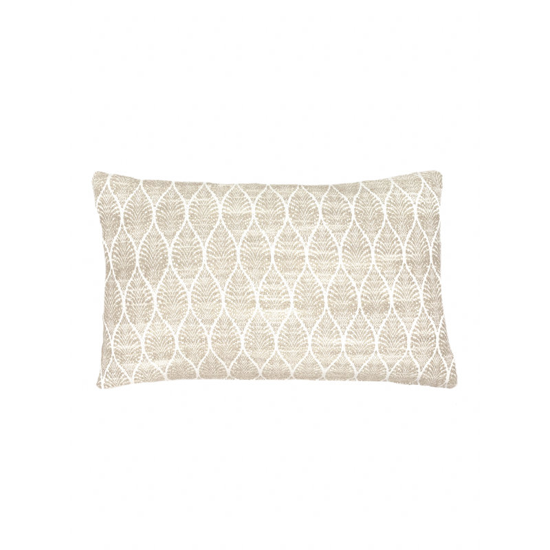 Geometric Outdoor Reversible Throw Pillow, Beige