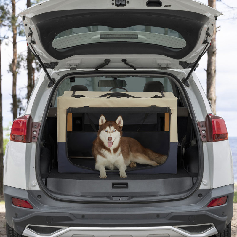 Cage souple pour petits chiens - pliable, en tissu et confortable, H 18,98 po x l 30,02 po x P 18,91 po