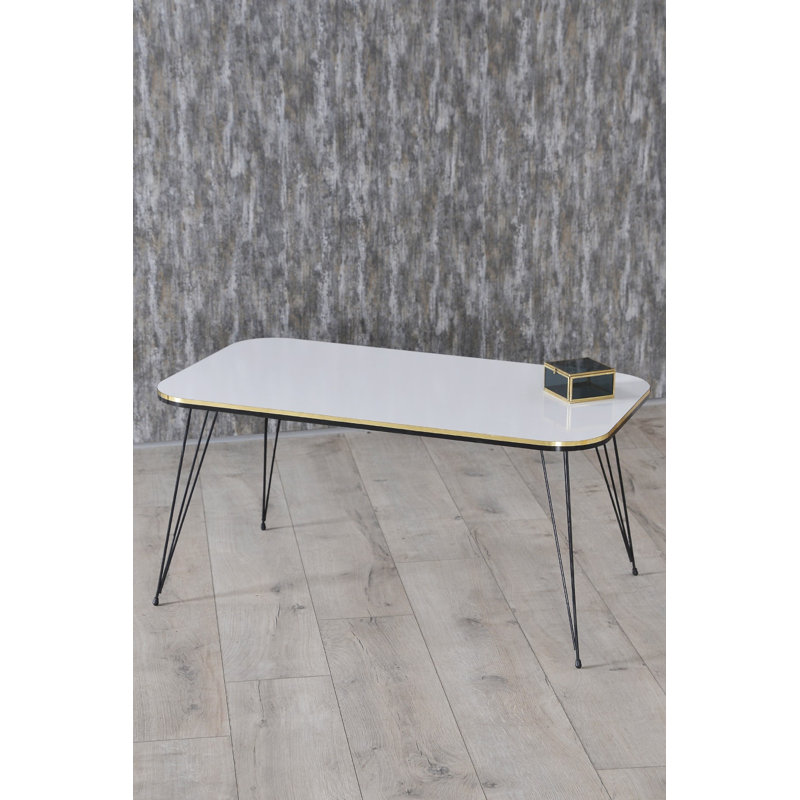 Angelia Living Room Table Set, White