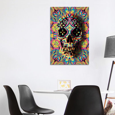 Skull Geo by Ali Gulec - Wrapped Canvas Gallery-Wrapped Canvas Giclée