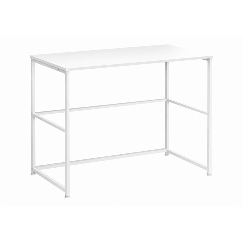 Bureau d'ordinateur, bureau personnel, ordinateur portable, installation à gauche, à droite, tiroirs de rangement, travail, métal, contemporain, moderne