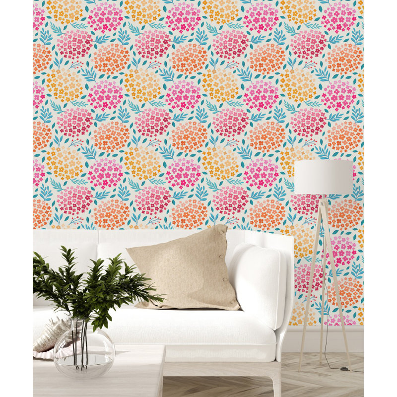 Panneau de papier peint auto-adhésif L 18,75 pi x l 25 po Little Flowers