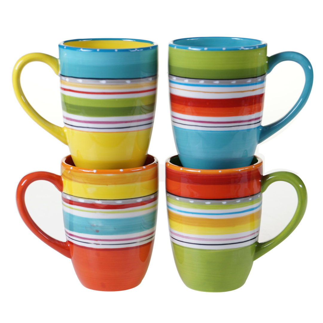 Certified International Mariachi 20 oz. Mug (Set of 4) Certified International