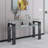 Micheline 47.2'' Glass Top Console Table-431286217