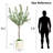 Artificial Olive Tree in White Decor Pot-684427475
